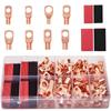 100PCS Wire Terminal Kit Copper Wire Lugs Battery Cable Ends Battery Cable Lugs Golf Carts