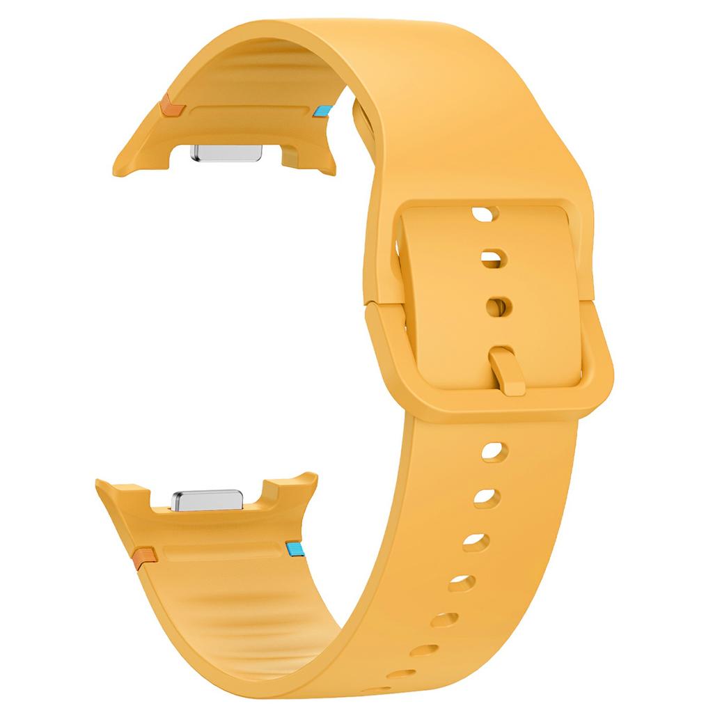 22mm Silicone Watch Band for Samsung Galaxy Watch8 44mm/40mm/Watch8 Classic 46mm Flat Texture Strap, Size L