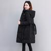 Зимние женские длинные парки с капюшоном, новинка 2023 года, плотное теплое хлопковое стеганое пальто с зимней курткой Beit для женской одежды