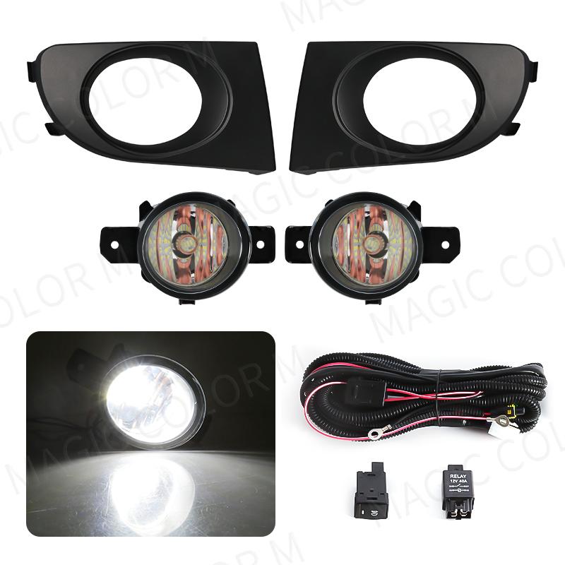 Светодиодные противотуманные фары для Nissan Sylphy Sentra Bluebird 2004 2005 2006 2007 2008 Передний бампер дневные ходовые огни фары