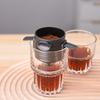 CLITON Pour-Over Coffee Dripper, Stainless Steel Coffee Filter with Carafe for Home Use, Holds 1-2 Cups