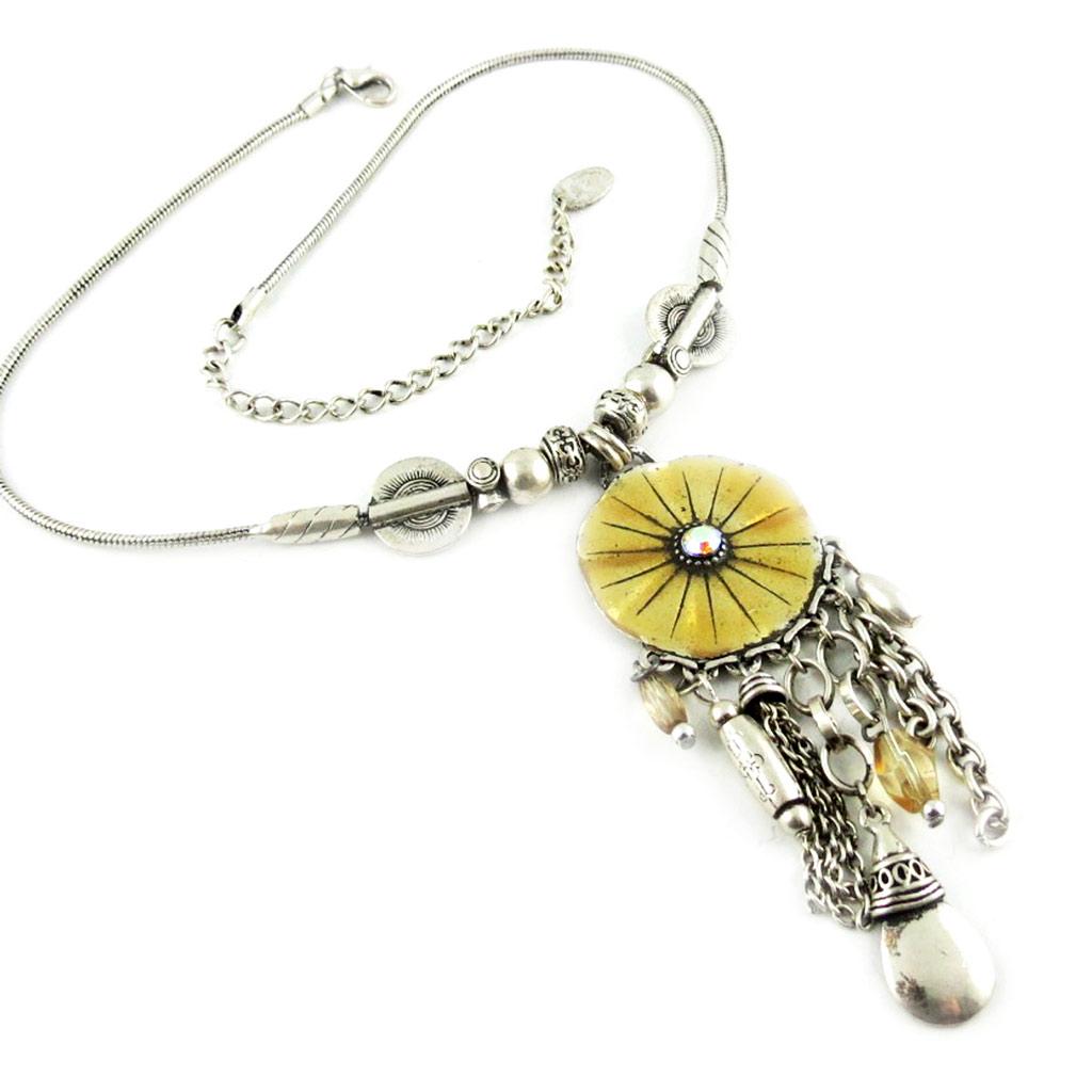 Les Trésors De Lily [E1372] - Дизайнерское колье «Воспоминания о прошлом» Янтарь