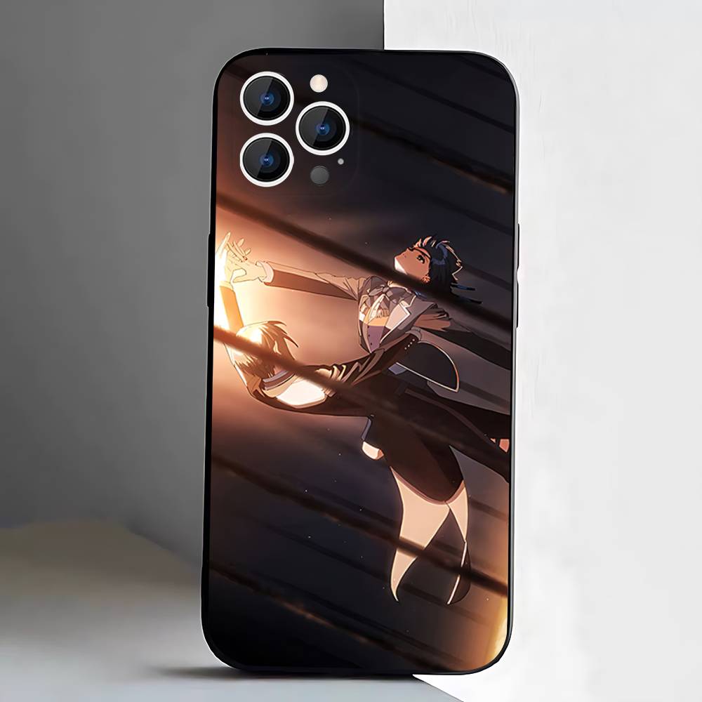 Чехол для телефона ANIME Black Butler Для iPhone 17,16,15,14,13,12,11,Pro,Max,Plus,E,Air,Mini Черный Ударопрочный Funda Чехол