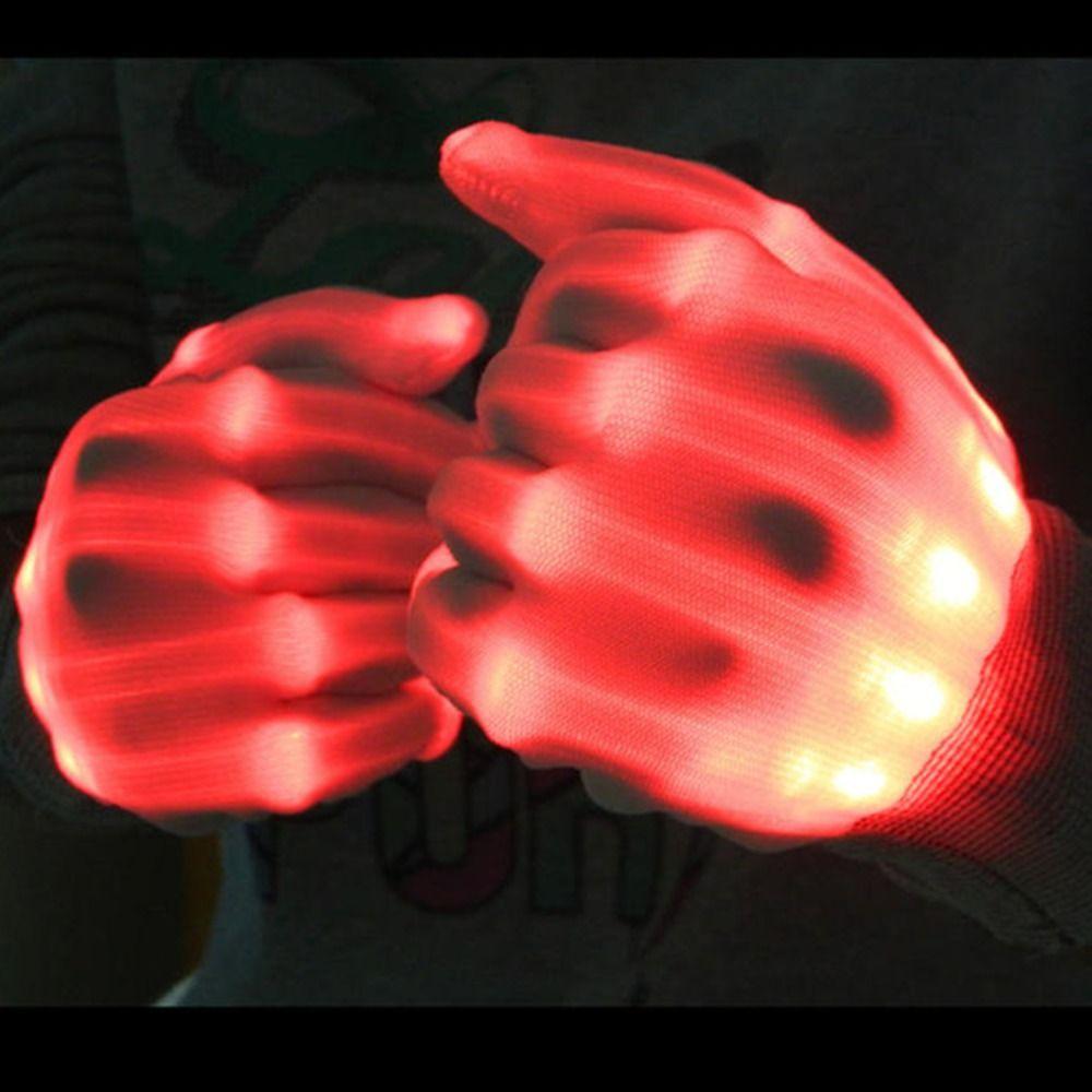 Luminous Light-up Gloves LED Luminous Gloves LED Gloves  Stage Costume Accessories