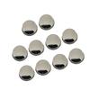 Pack Mirrored 10 Engraving Of Blanks Challenge Coin Solid Brass Plated 40mm With Clear Protective Case For Crafting