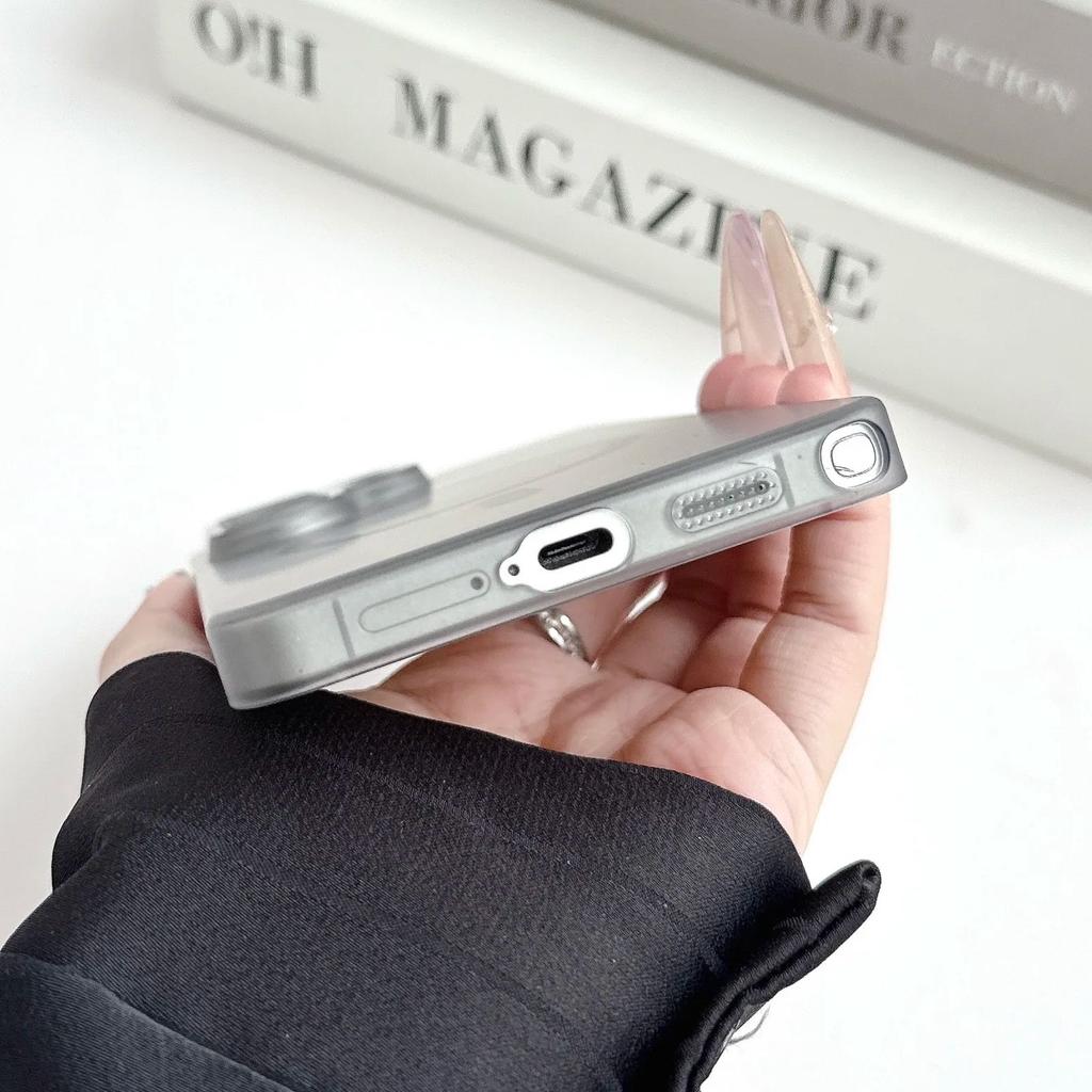 Матовый Полупрозрачный Магнитный Чехол Для Magsafe Для Samsung S26 S25 S24 S23 S22 Plus Ultra Тонкий Прозрачный Для Беспроводной Зарядки Жесткий Поликарбонатный Чехол