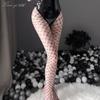 Xianyi Сексуальные Сексуальные Черные Чулки Цельное Боди Открытое Искушение Бесплатный Флирт Большие Глаза Сетчатые Носки Женский Большой Размер W12