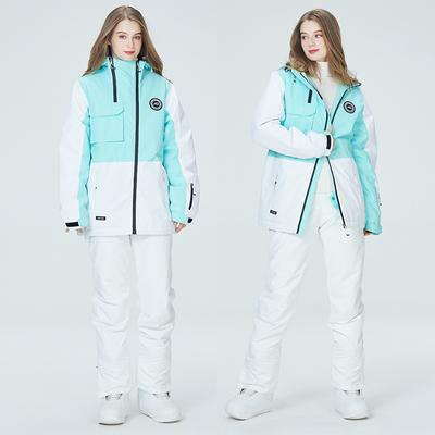 Новый лыжный костюм, сноуборд и двойной костюм для мужчин и женщин, зимний, уличный, теплый, утолщенный, комплект лыжного костюма