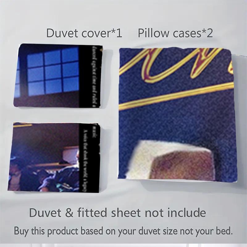 3Pcs Michael Jackson Dance Performance Bedding Sets For All Sizes New 3D Printed Bed Cover Comforter Duvet Cover Pillowcase Bedroom Decoration