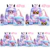 4Pcs/set K-Pop Printed Backpack Handbag Pencil Case with 750Ml Water Bottler for Teenager Boy Girl Schoolbag Large Capacity Waterproof Bookbag Mochila