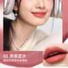 Two tone lip gloss honey kiss lock color double head matte mirror milk tea bean paste/queen red