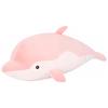 Пушистый Есть ли дельфин? Дельфин Мягкая подушка, подушка для тела, спинка стула/дивана, коричневый Подарок/Праздник/Рождественский подарок (РОЗОВЫЙ 30см)