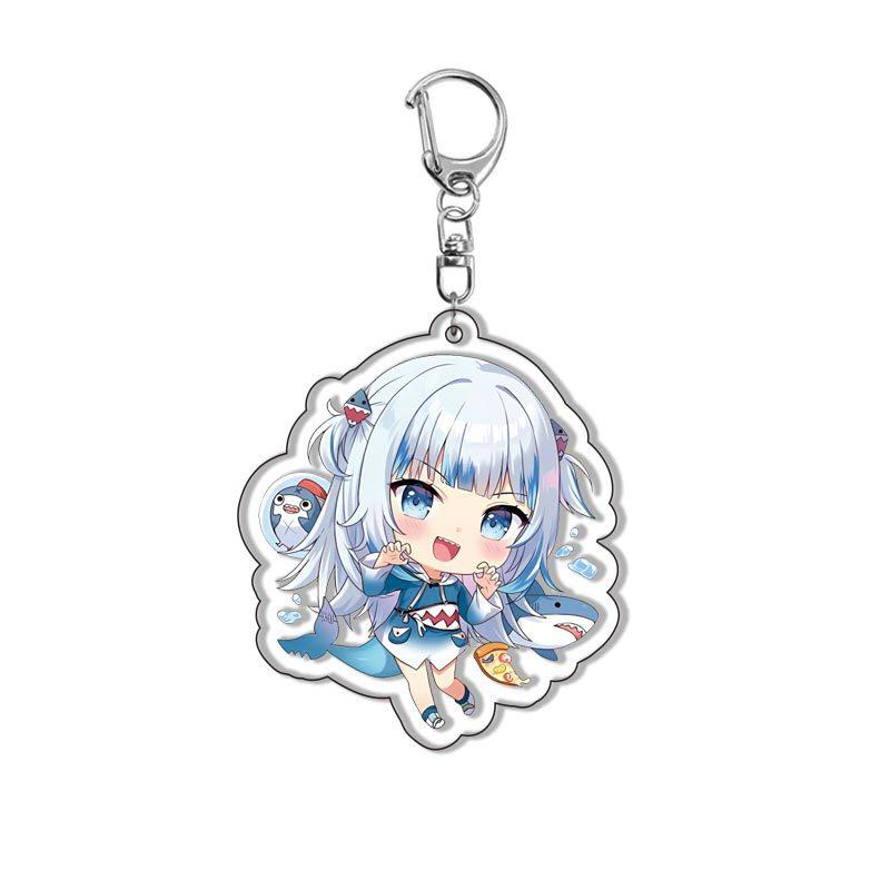 Аниме Хололайв Втубер Фигурки Косплей Акриловый Брелок Хошимати Суисей Гавр Гура Нанаши Мумей Брелок Фанаты Украшение Подарки