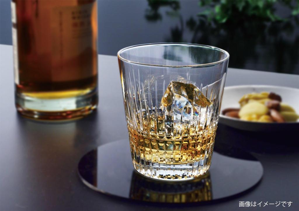 Toyo Sasaki Glass Rocks Glass, Cut Glass, 10 Old, 315ml, Set of 3, Made in Japan, Dishwasher Safe, Shatter-Resistant, Suitable for Shochu, Whiskey, an