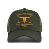 Cotton Front Mesh Back Trucker Cap, Bull Skull Print Adjustable Snapback Baseball Hat Unisex Western Style Outdoor Sports Sun Hat