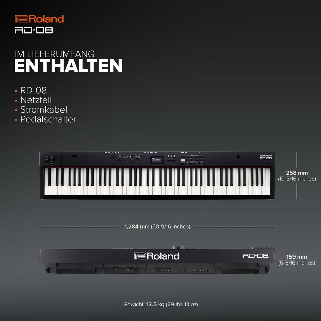 Сценическое фортепиано Акустическое фортепиано Электропианино ROLAND/RD-08