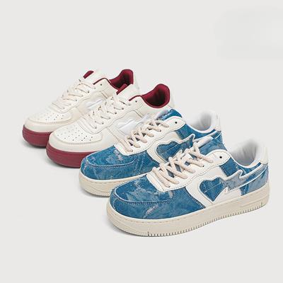 Дизайнерские женские кроссовки Broken Denim с сердечками, повседневные туфли на платформе в стиле колледжа, весна, новинка