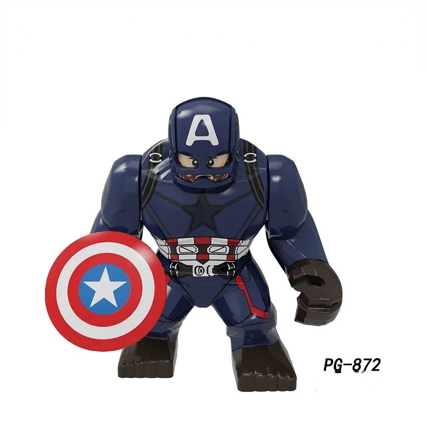 Action Figure: Marvel Mini Block Figurine Superhero Series Iron Man Spider Man Combination Block Children's Puzzle Toy Gift