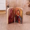 Christ The Teacher And Virgin Of Kazan Catholic Orthodox Icon Diptych For Travel Home Display Religious Gift