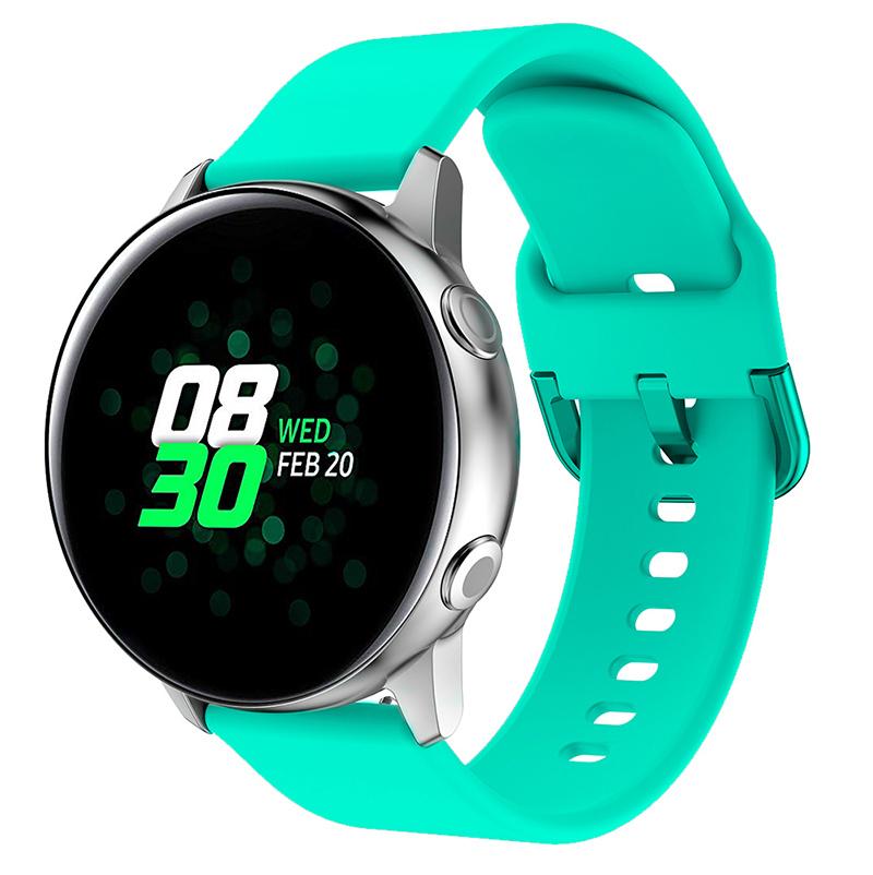 22mm 20mm Silicone Strap Watchbands For Samsung Galaxy Watch 42m 46mm Active 2 Gear S2 S3 Honor Amazfit BIP Huawei Watch Gt 2 Bracelet Wristband