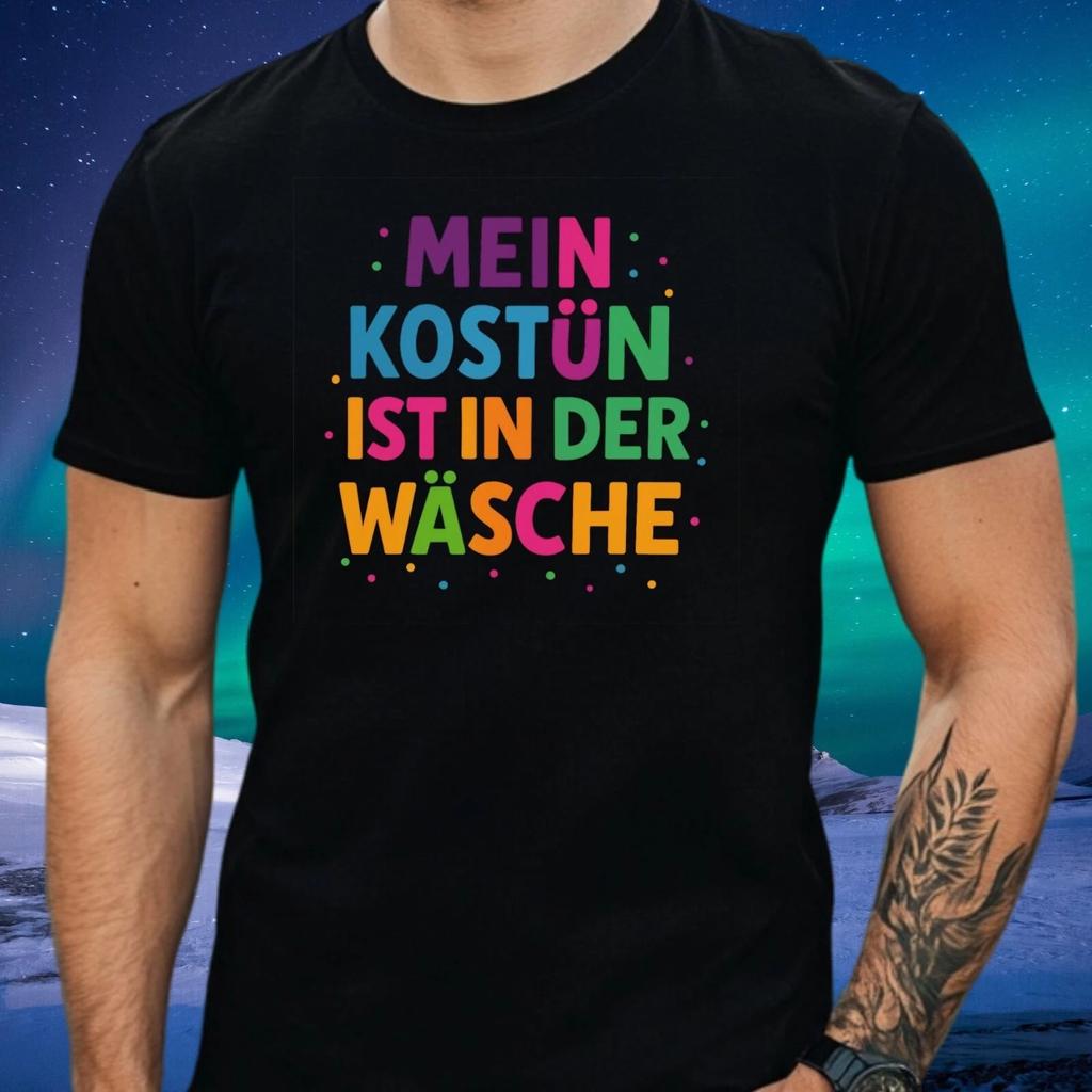 T-Shirt Herren Karneval Fasching Motiv Baumwolle Größe S bis 5XL