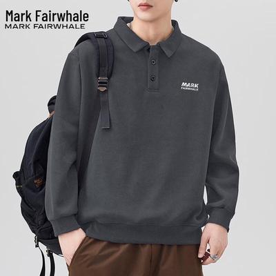 Мужской повседневный свитшот Mark Fairwhale свободного кроя с воротником