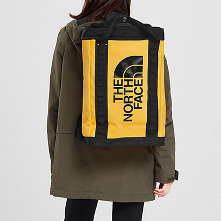 The North Face Рюкзак среднего размера 14 л с принтом логотипа, унисекс, желтый 3KYV-LR0