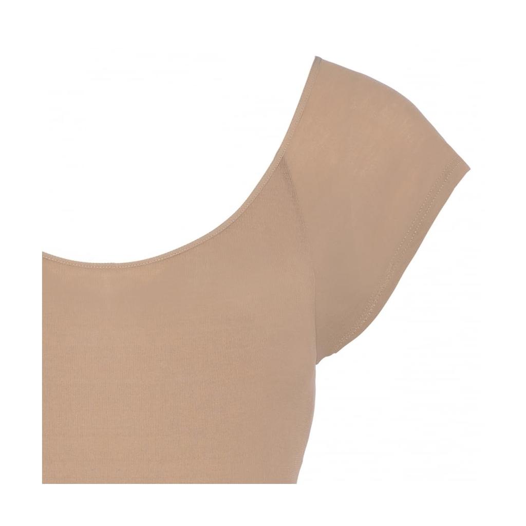 Triumph Lightweight Innerwear 5450 French Sleeve Top 1594 Size L (Beige)