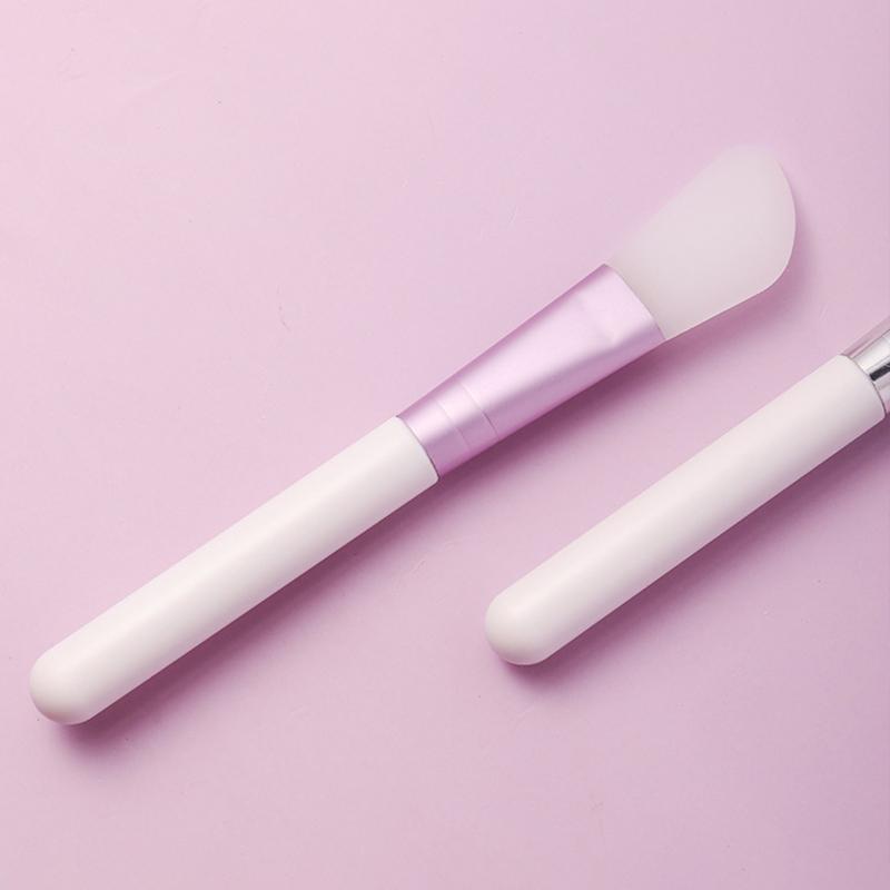 1/2 шт. Белая силиконовая кисть для макияжа, для лица, профессиональные кисти для нанесения грязевых и кремовых масок, инструмент для красоты, для ухода за кожей, для нанесения основы, геля, косметики