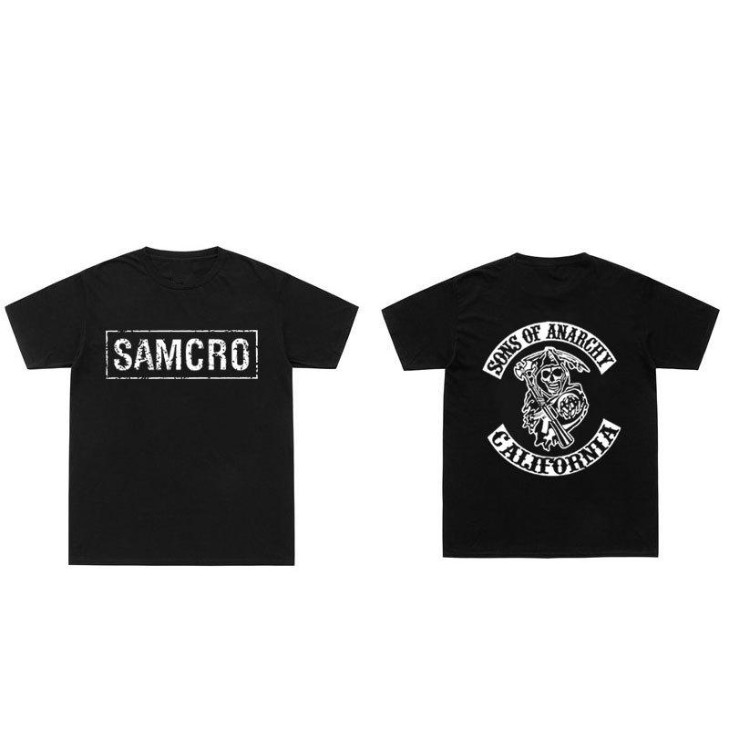 Футболки унисекс с двухсторонним принтом от Sons of Anarchy SAMCRO для женщин