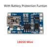 1-20 шт. Type-c/Micro/Mini USB 5V 1A 18650 TP4056 Модуль зарядки литиевой батареи Зарядная плата с защитой Двойные функции 1А