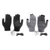 USB Heated Knitted Gloves Touch Screen Gloves Non-Slip Thermal Knitting Mitts Winter Cycling Gloves for Autumn Winter