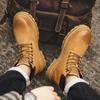 Модные мужские ботинки на шнуровке, кожаные мужские ботинки, высокие модные мотоциклетные кожаные ботинки, удобные мужские ботинки для активного отдыха