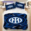 Inter Milan Emblem Art Three-piece set (1 * duvet cover + 2 * pillowcase, without core) Christmas birthday gift Bedding set