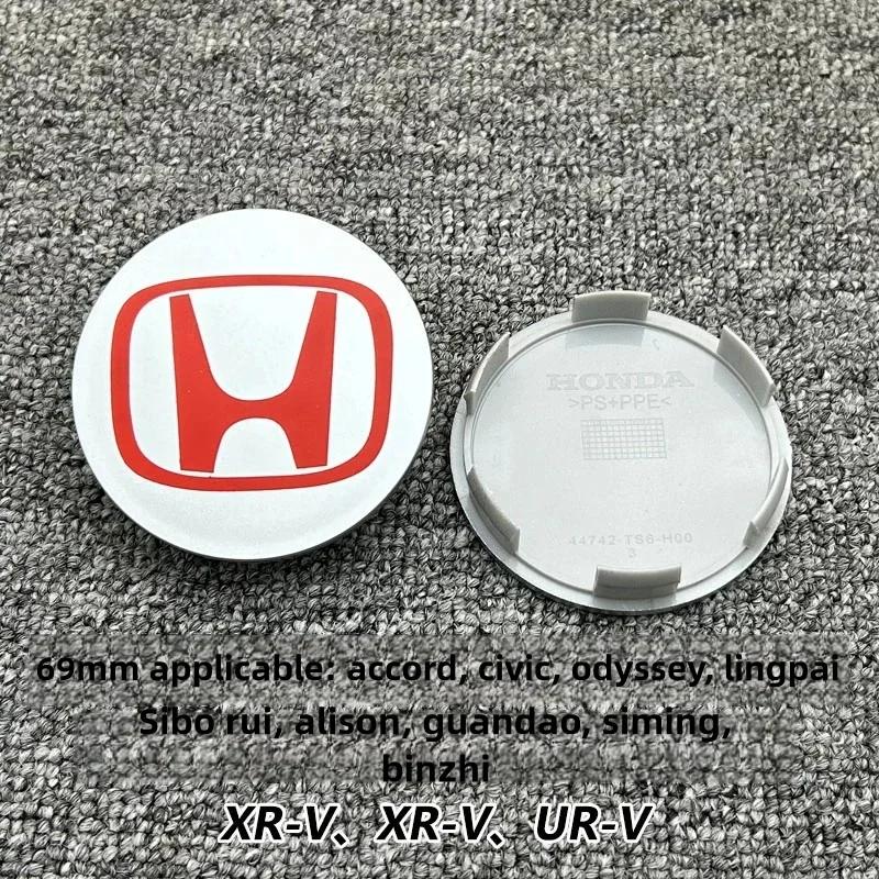 For Honda CITY CIVIC Mugen Pilot Type R Type S 58MM/69MM Car Styling PWheel Center Hub Caps Cover Replacement Accessories