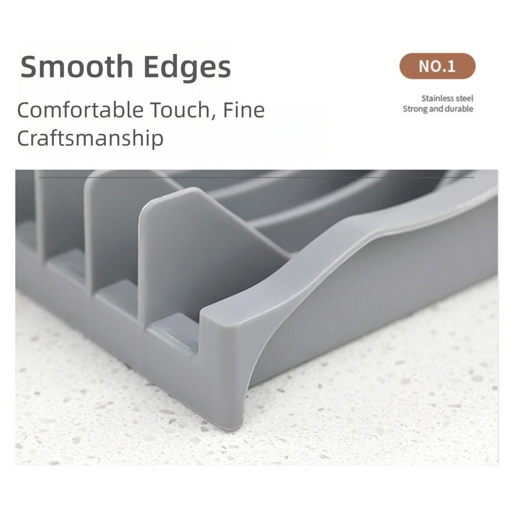 Серая Белая Сушилка для мисок и тарелок Пластиковая Сушилка для посуды Кухонные принадлежности