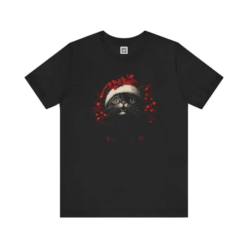 Festive Cat T Shirt