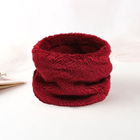 Женский термошарф, однотонный, теплый шарф для холодной погоды, с высоким воротником, из кораллового флиса, зимний, удобный, для шеи