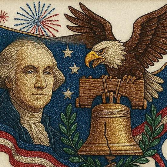 250th Anniversary Diamond Art Kit Celebrating 250 Years of American Freedom DIY Rhinestone Craft