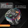 Car Bluetooth MP3 Player FM Transmitter with HD Lossless Audio, Dual USB SD Card Reader & Hands-Free Calling for All Cars