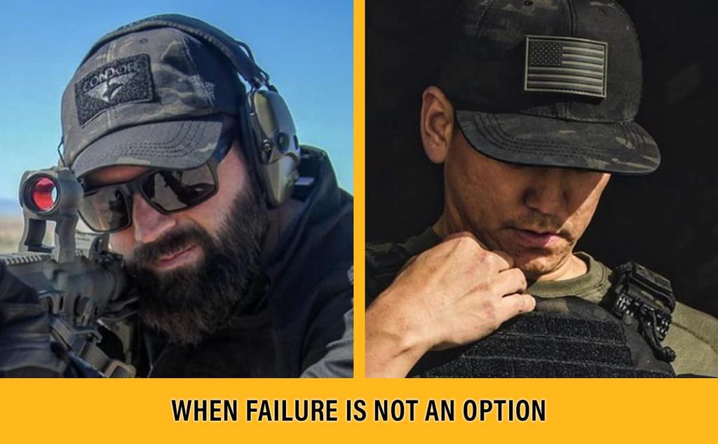 КЕПКА ТАКТИЧЕСКАЯ CONDOR ЧЕРНАЯ TC-002