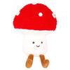 Christmas Mushroom Wreath Ornament Cute Xmas Plush Doll Hanging Decoration Holiday Gift Red