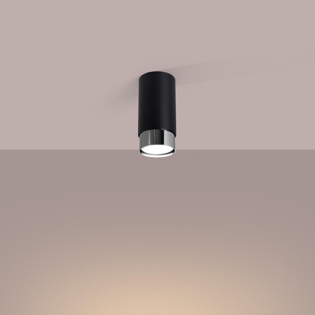 Downlight Nero 1 Gu10 Czarny Sollux Sl.1408