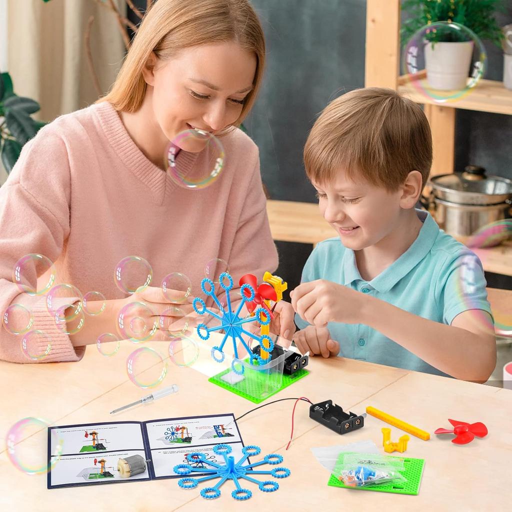 STEM Robotics Science Kits for Kids Age 8-12 8-10, STEM Toys for Boys Girls 6-8, Build Robot Building Kit Science Experiments