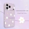Чехол для телефона «Дождливая ромашка» для iPhone 17 16 16e 15 14 13 Plus Pro Max Mini Силиконовый чехол
