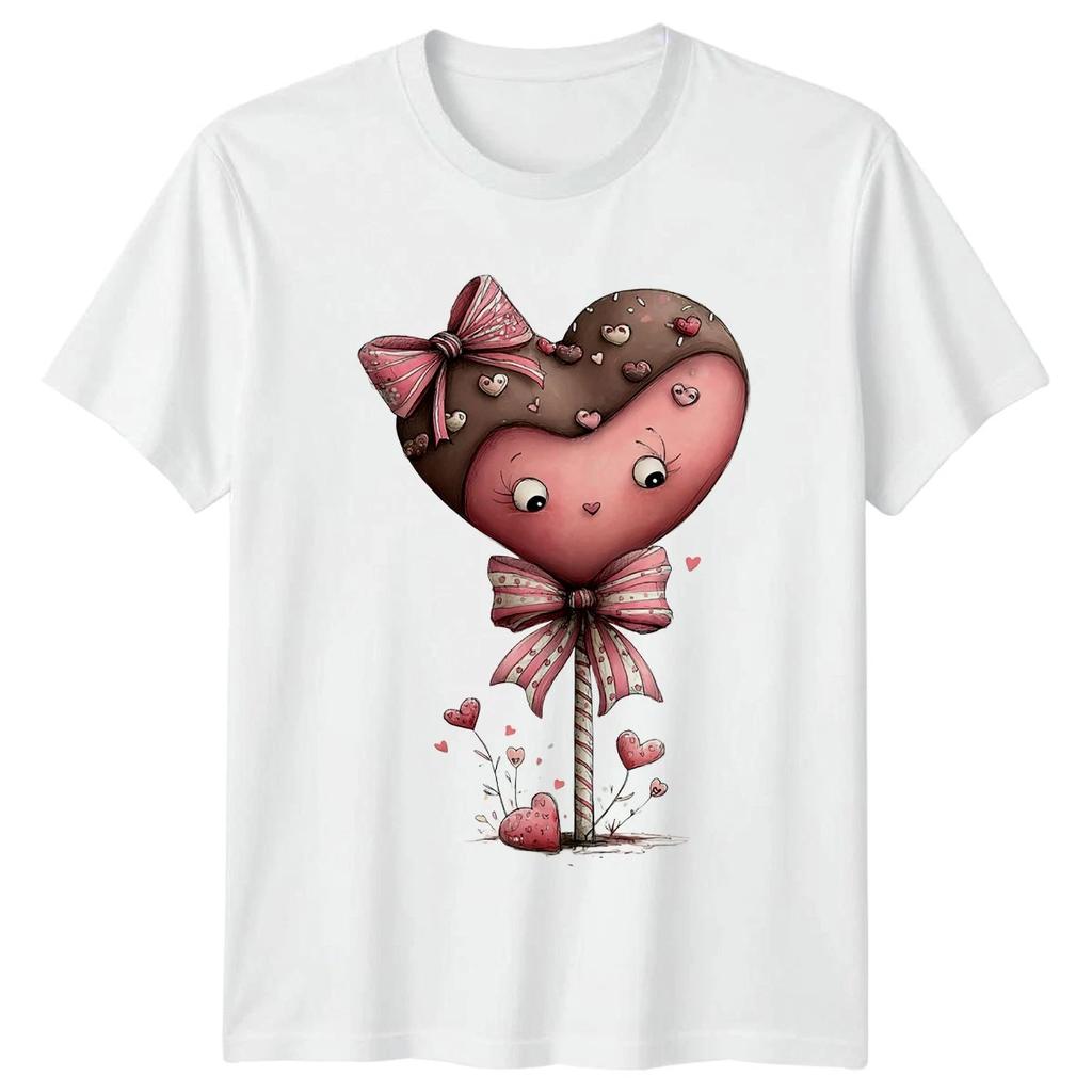 Floral Bouquet Heart Flowers Womens T-Shirt Mens Tee Graphic Top