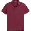 Polo Ss25 Small Pony Logo Embroidered Pullover Short Sleeve Polo Shirt Men Polo Shirts Burgundy 710937293-061