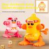 Пластиковый набор детских игрушек с мультяшной уткой и гориллой для обучения и развития младенца