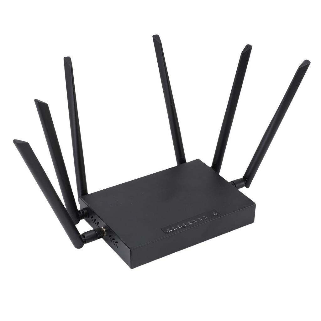 Разблокированный 4G LTE Модем-Маршрутизатор 300 Мбит/с 2.4G 5 LAN WiFi Роутер со слотом для 1 SIM-карты 8 Антенн для 32 Устройств