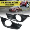 For Nissan Altima Sedan 2013-2015 K Black Front Bumper Fog Light Bezel Cover New